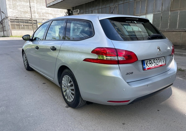 Peugeot 308 cena 24500 przebieg: 262000, rok produkcji 2014 z Starachowice małe 37